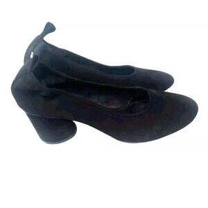 Tory Burch Women's Therese Suede Mid Heel Pumps Size 10 Shoes